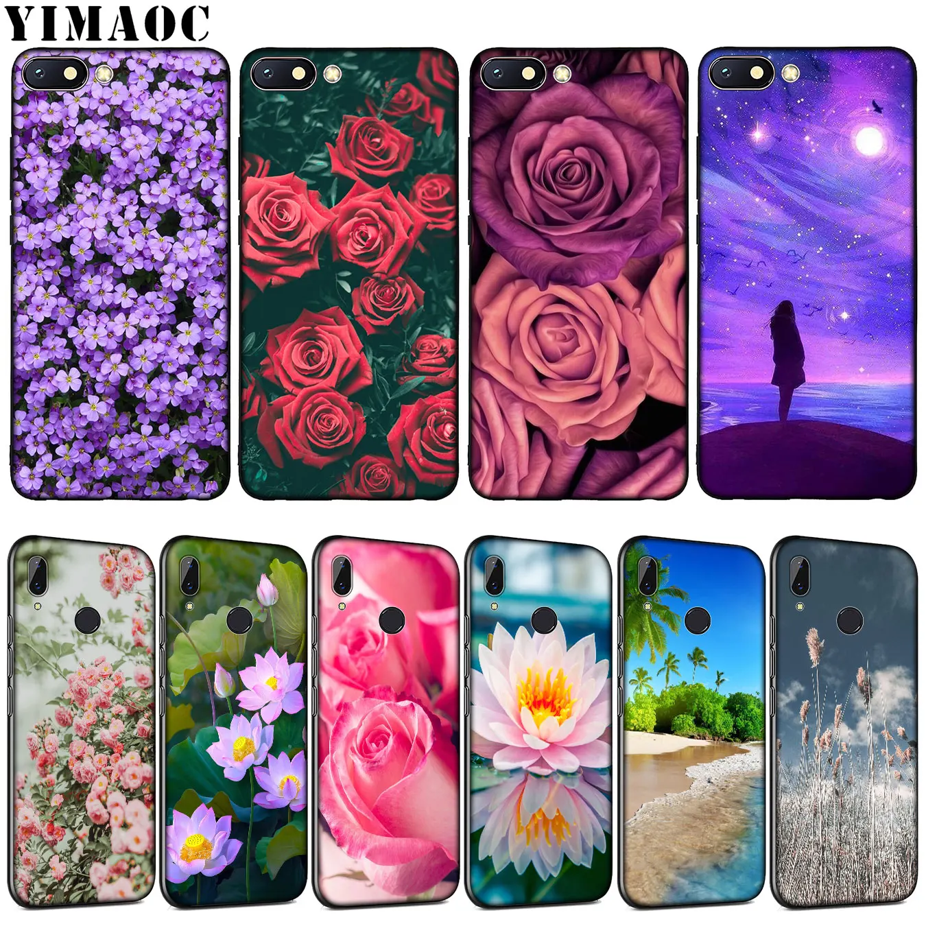 Мягкий силиконовый чехол YIMAOC infinity on фиолетовый цветок лотоса для Xiaomi Redmi K30 K20 8A 7A 6A