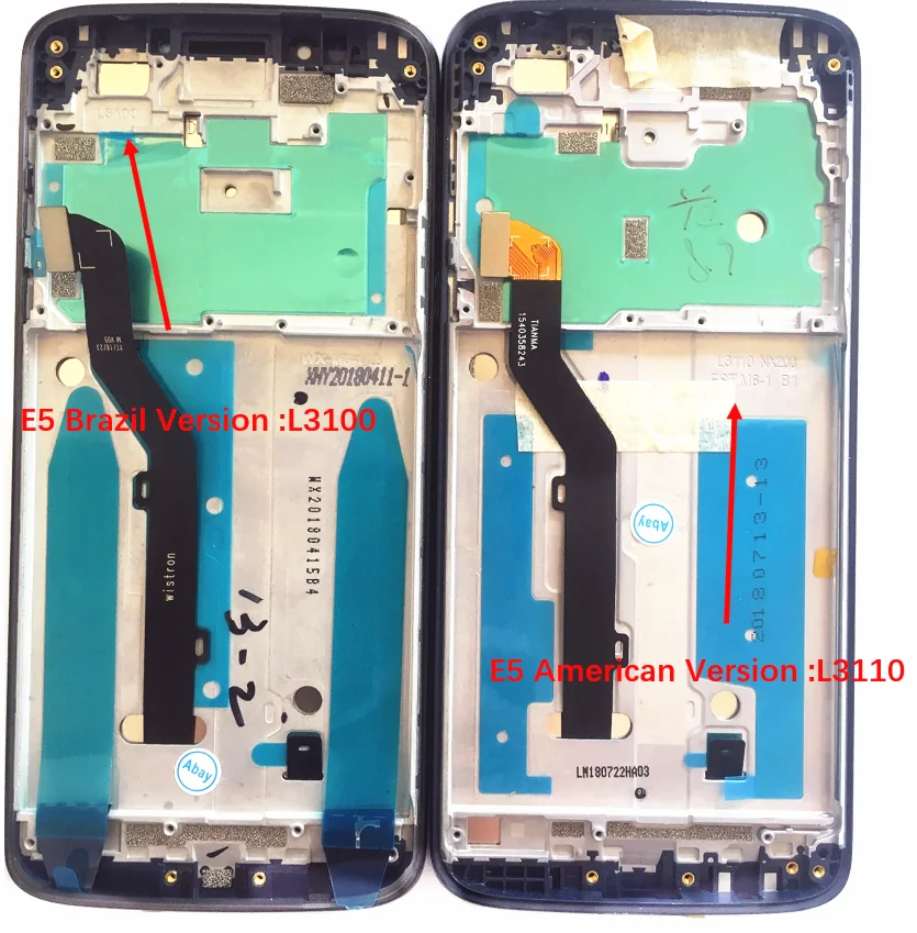 ЖК дисплей сенсорная панель со стеклянным сенсором в сборе для Motorola Moto E5 XT1944/E5 Plus
