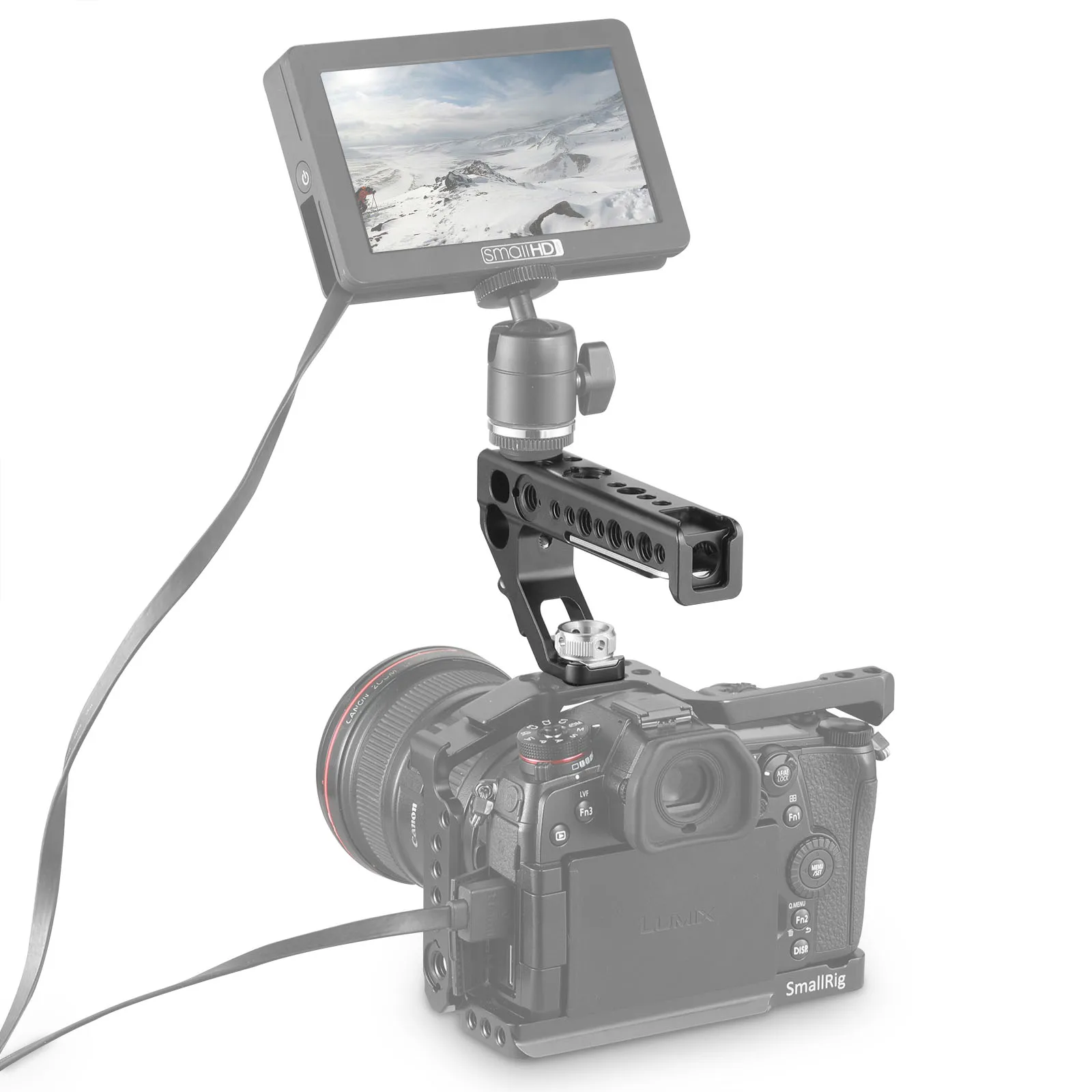 Верхняя ручка SmallRig для DSLR камеры фиксирующая Arri с креплением холодного башмака