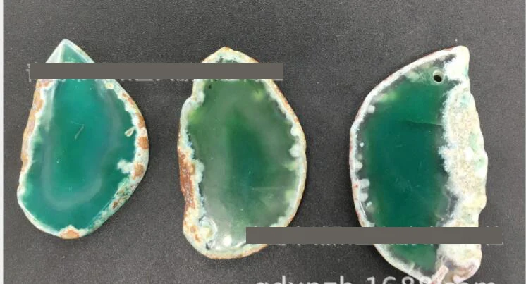 1 шт. натуральный агат Geode полированная нерегулярные с украшением в виде