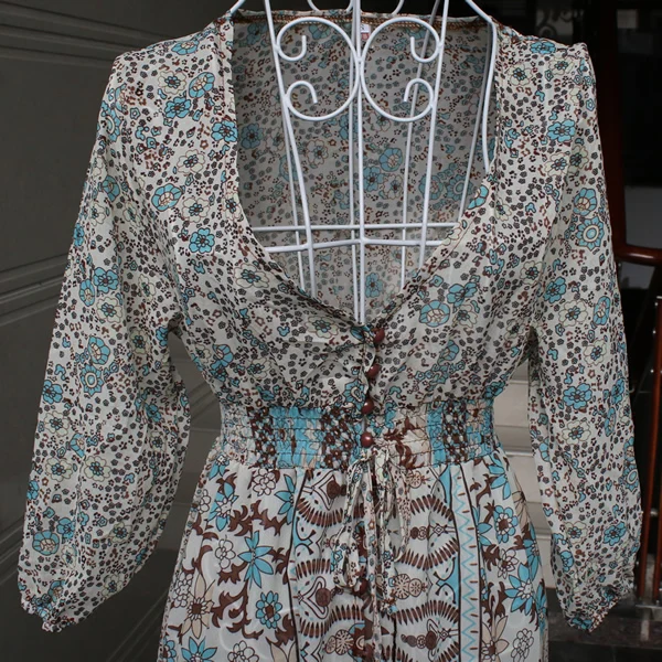 Женское длинное платье boho шифоновое винтажное в стиле бохо лето 2017|boho maxi dress|maxi dress