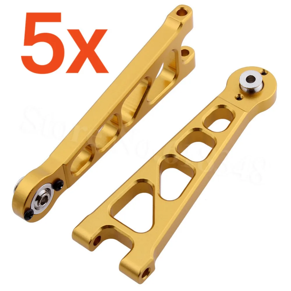 5 пар алюминиевый сплав Передняя верхняя Susp Arm (L/R) для Himoto tento E10XB E10XBL RC багги Car33201