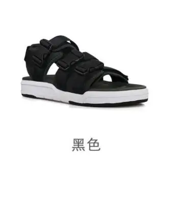 black 41 xiaomi mijia Пряжка arc Пряжка мужские сандалии удобные мягкие педали кровать Нескользящие подходит для весны и лета - Цвет: black 41