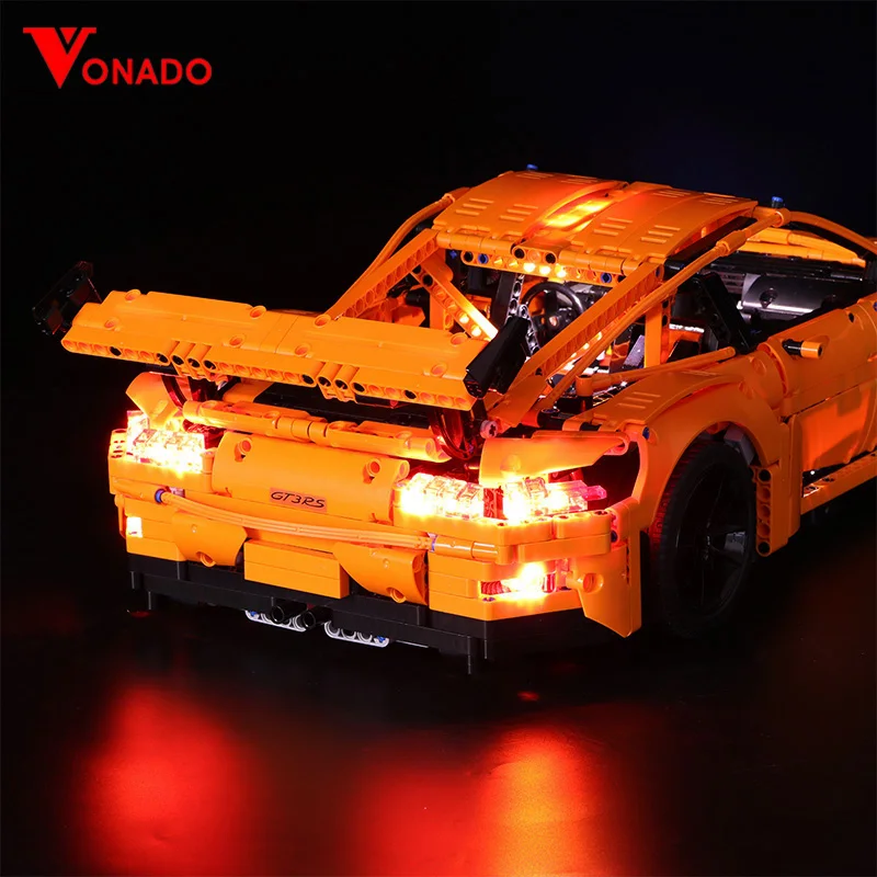Светильник Набор для 42056 Porsche Technic Race Car 20001 3368 строительные блоки кирпичи игрушки