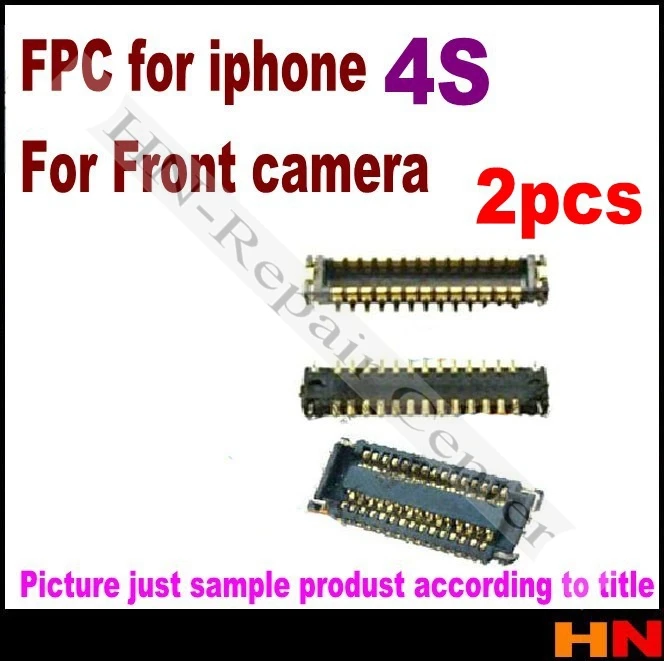 2 шт. FPC Разъем для iPhone 4S фронтальная камера на материнской плате Мобильный