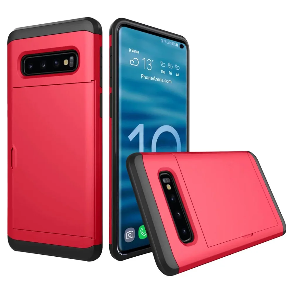 Чехол для samsung Galaxy S10 Plus, чехлы с карманом для карт, Роскошный чехол для телефона, чехол для Galaxy ys10 S10Plus S10e S 10 E 10 S, чехол для ПК, Fundas