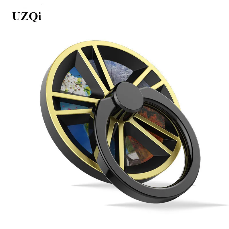 UZQi 360 градусов металлическая подставка для мобильного телефона палец кольцо