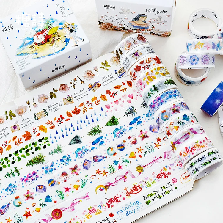 Сейлор Мун маскирующая васи лента декоративная клейкая Decora Diy Скрапбукинг