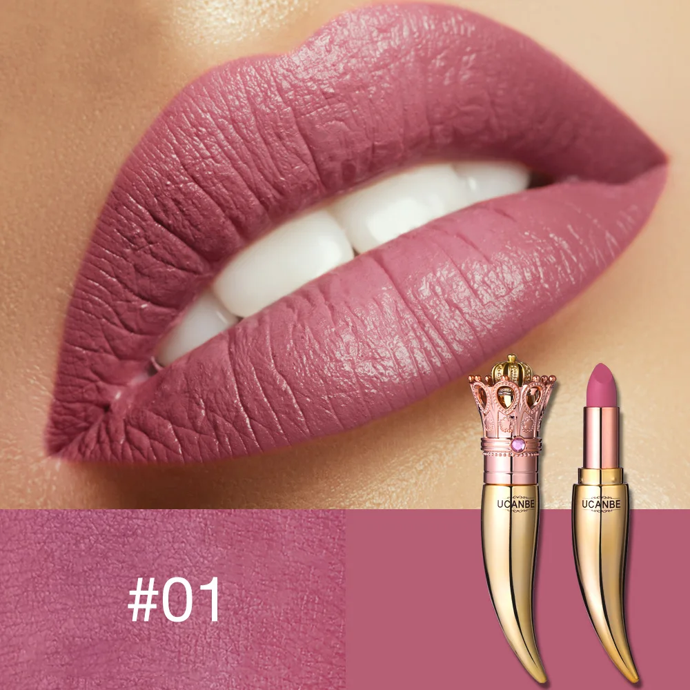 Новая роскошная королевская Увлажняющая губная помада матовая стойкая Золотая