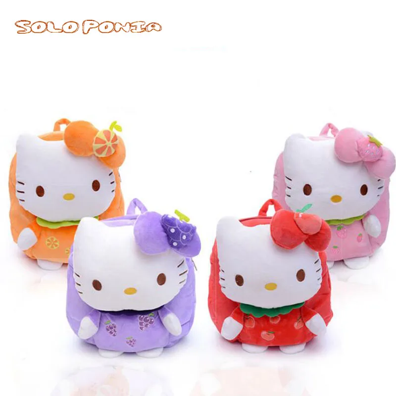 3D сумки для девочек, плюшевый рюкзак для детей, рисунок hello kitty, школьные сумки для студентов, школьный рюкзак, детские сумки, mochilas escolares