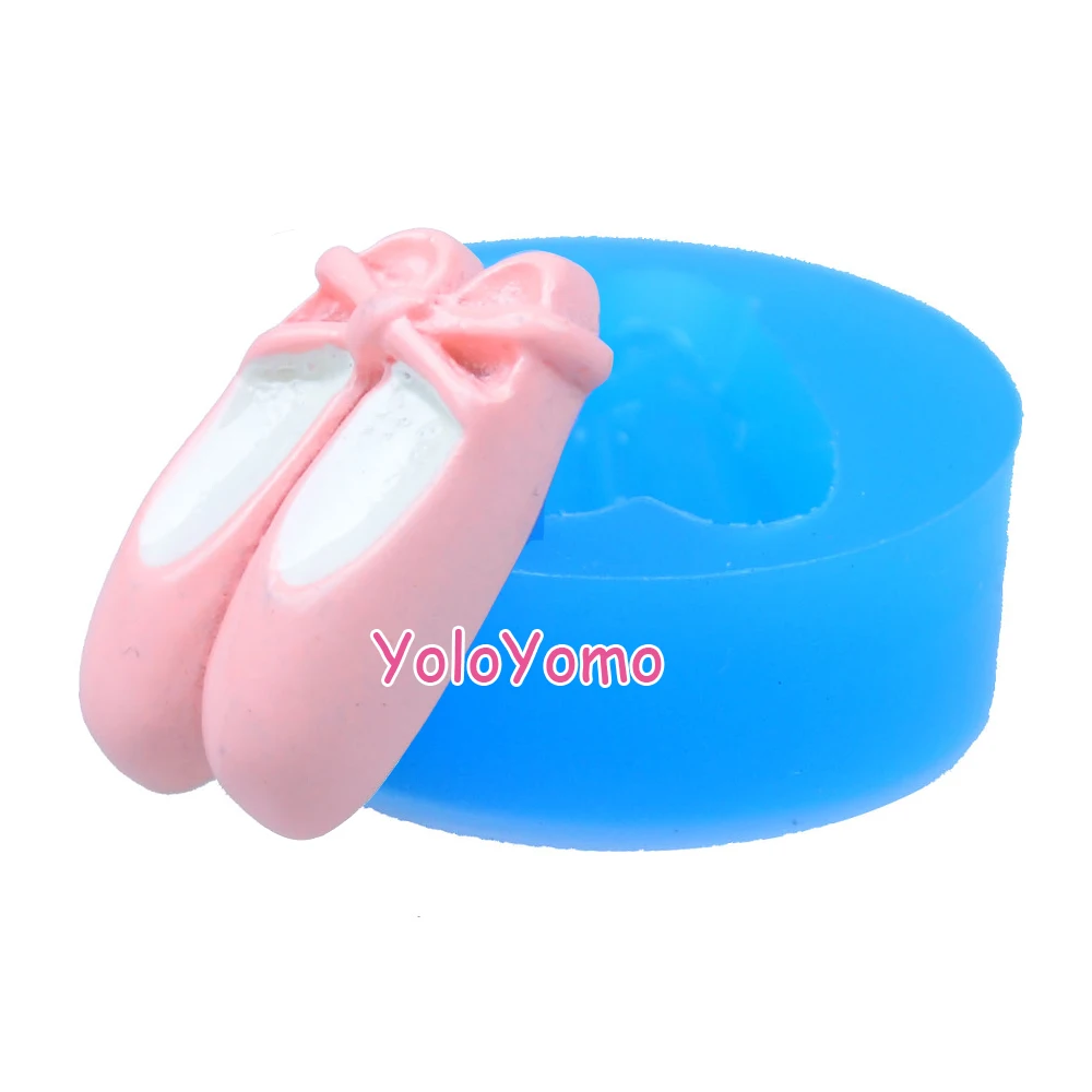 F268YL 22 5 мм балетки обувь силиконовая форма Форма Sugarcraft Fondant ювелирные изделия