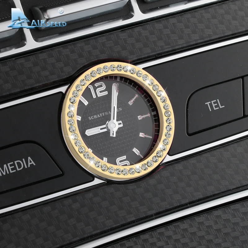 Airspeed для Mercedes Benz E Class W213 E200L E300L автомобильная центральная консоль часы Алмазное