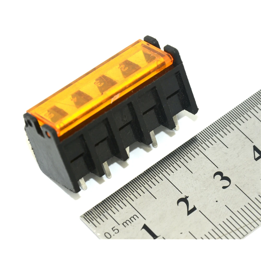 10 шт./лот 5Pin PCB винтовой клеммный блок разъем 635 5P шаг 6 35 мм Бесплатная доставка|screw