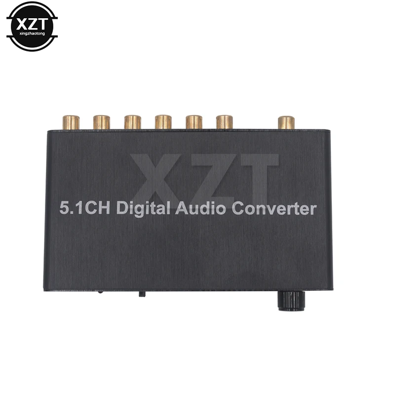 

5.1CH Digital Audio Converter Decoder SPDIF Coaxial to RCA DTS AC3/DST to 5.1 Amplifier Analog Converter for PS4 player hot sale