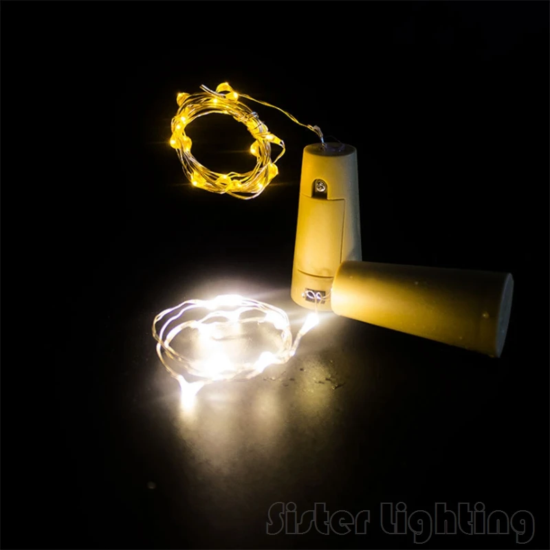 Светодиодсветильник гирсветильник для бутылок 2 м 20 батареек|Настольные лампы| |