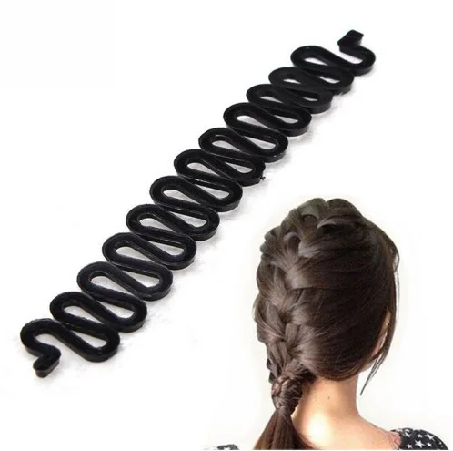 

1pc hair curler braiders French Hair Roller clip With Hook Magic Twist Styling Braiding Tool Bun Maker hair style tools