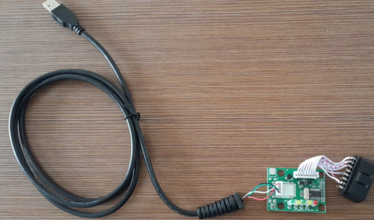 

Upgraded OBD2 development module ELM327 development board QBD61 chip contains OBD head and serial port or bluetooth