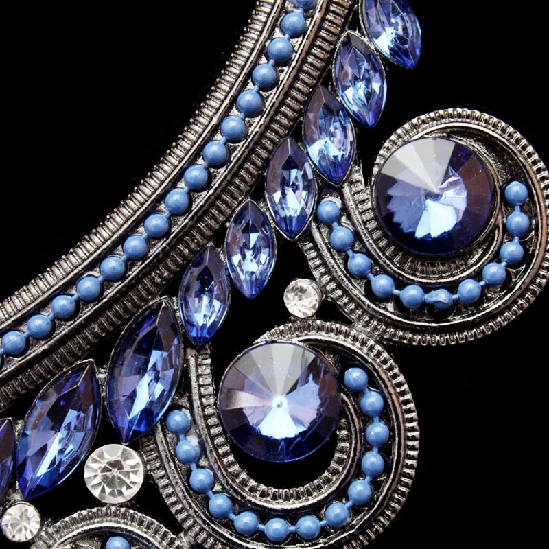 Длинное ожерелье роскошный воротник многослойное винтажное и кулоны в цыганском