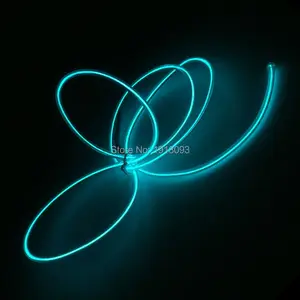 Прозрачный синий 1 метр 3,2 мм EL Wire украшения ночного клуба игрушки товары для праздничного освещения