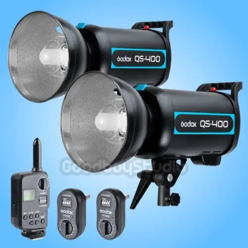 2 шт Godox QS 400 QS400 W Ws студийный стробоскопический светильник с FT 16 Flash Trigger (1