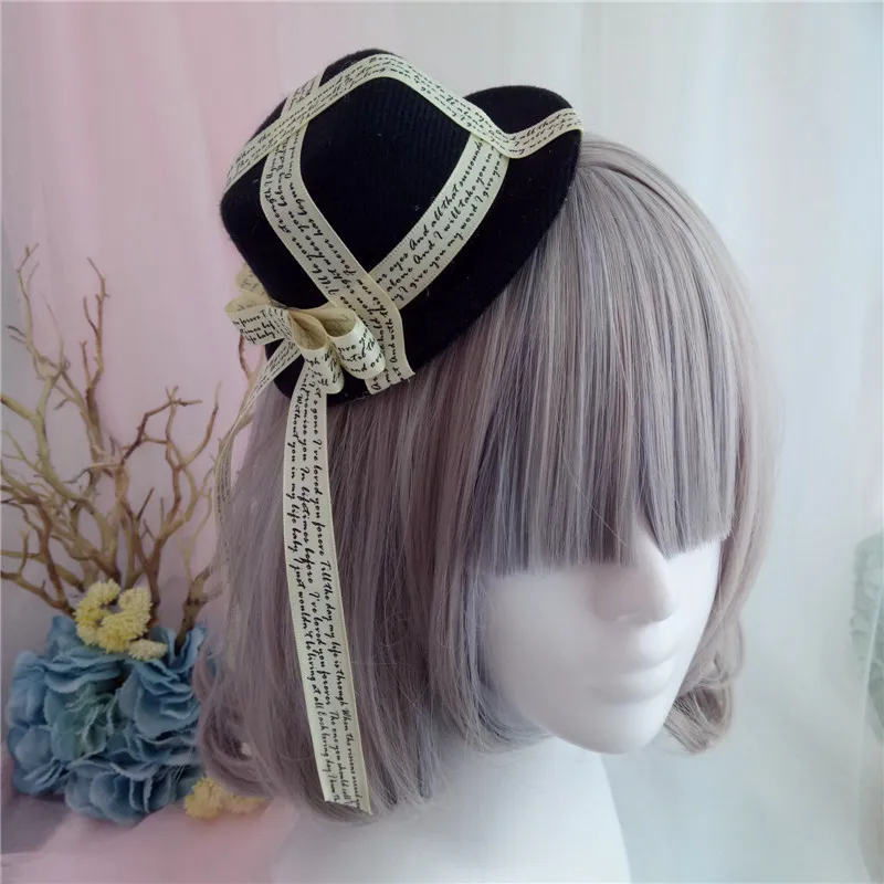The Generate color Diy ремесло гей мужчины в британском английская Кепка лента маленькая шляпа Лолита Мягкая сестра японский кто два юаня - Цвет: The Generate color