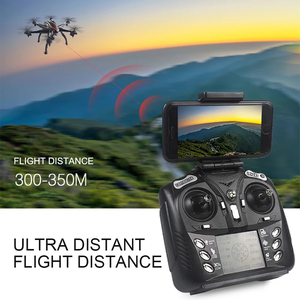 L100 дрона с дистанционным управлением 2,4G 720P 1080P широкоугольный WiFi FPV Камера 6-осевой gps Дрон Авто следовать Радиоуправляемый гексакоптер Электроника RC игрушки для взрослых и детей