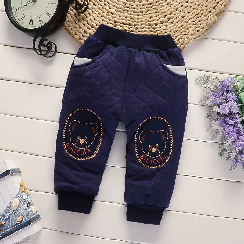 2018 зимние новые детские плотные штаны для мальчиков и девочек утепленные