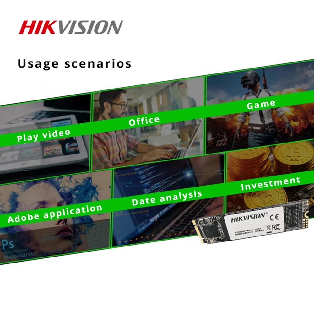 SSD HIKVISION M.2 256G 128 ГБ SATA протокол C160N для настольного компьютера ноутбука
