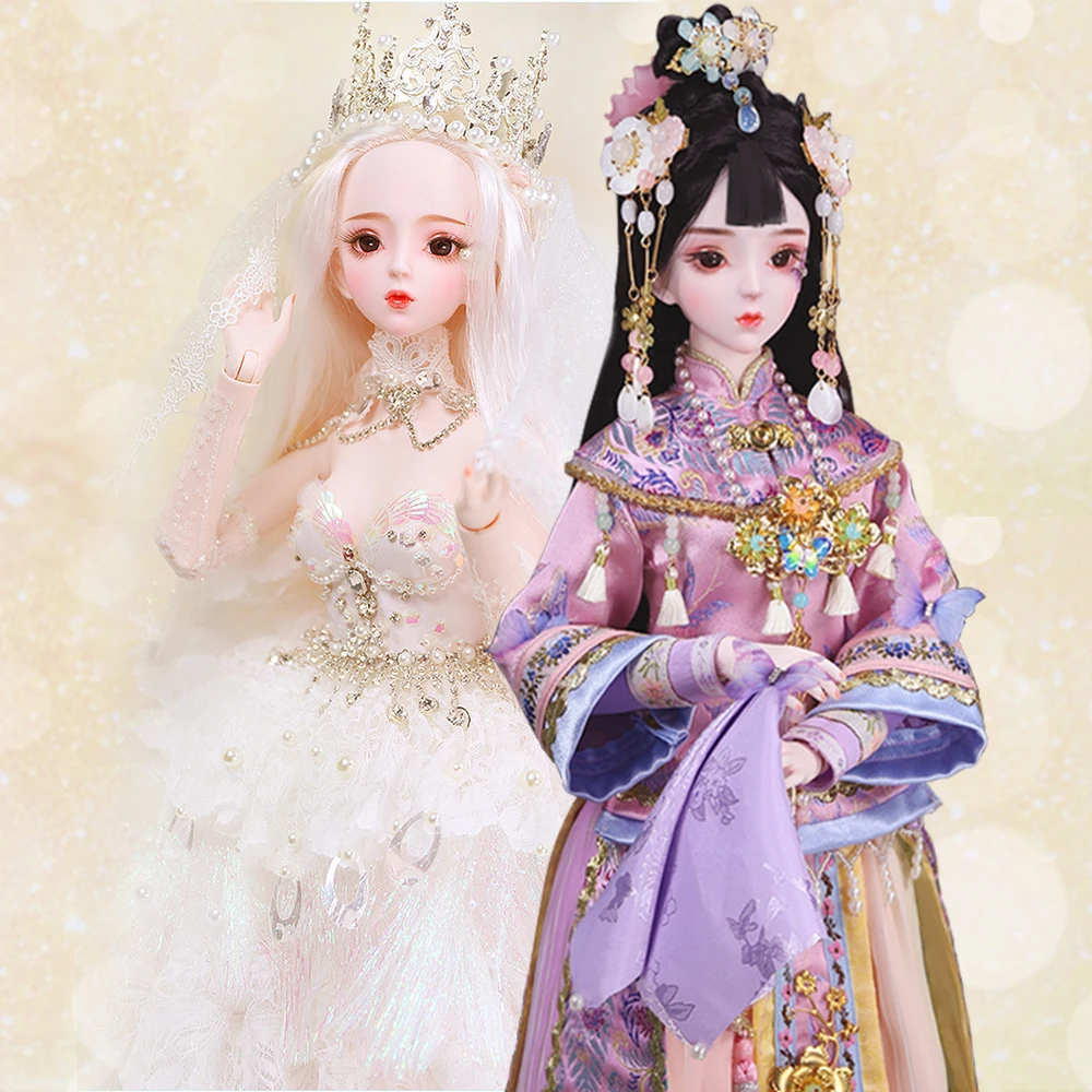 DBS 1/3 BJD Blyth doll Name by Narang&Angela mechanical joint Body With makeup,Including hair,eyes,clothes 62cm height girls,SD
