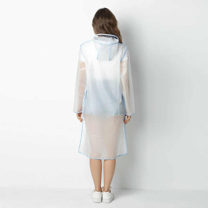 Женское пальто прозрачная толстовка с капюшоном непромокаемая одежда
