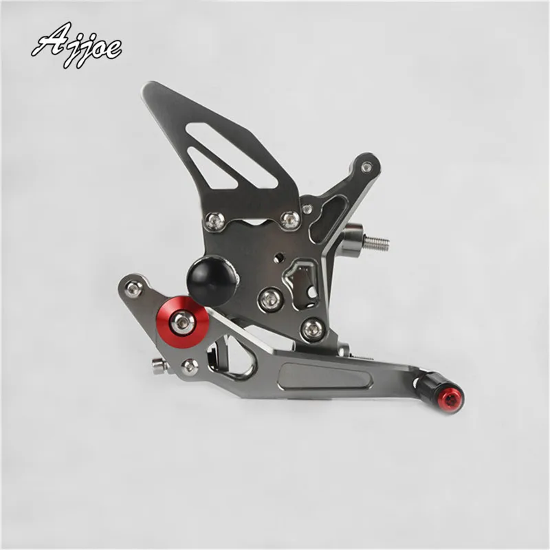 Motorcycle CNC Aluminium Adjustable Rider Rear Sets Rearset Footrest Foot Rest Pegs For 899 1199 | Автомобили и мотоциклы
