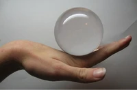 100mm10cm ultra clear acrylic transparent ball contact juggling magic tricks magician stage street illusions gimmick magia