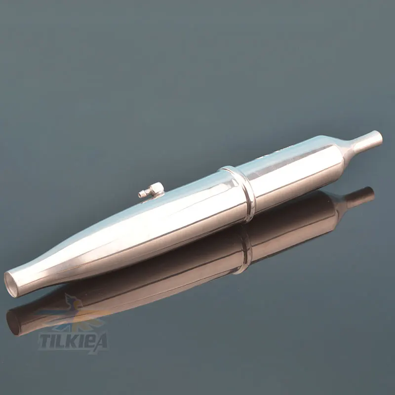 Алюминиевая глушительная труба для 21cc 25cc Zenoah газовый морской двигатель лодки rc |