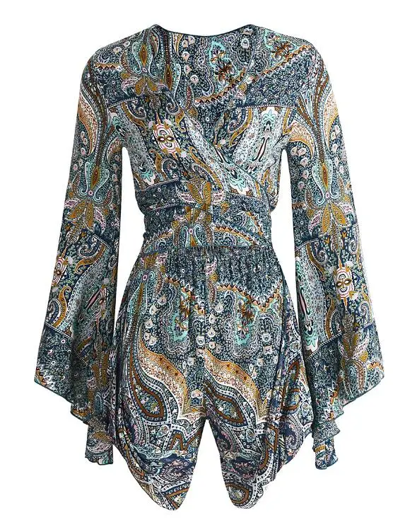 Новый модный Женский Повседневный сексуальный комбинезон с v образным вырезом и