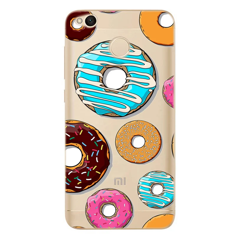 For Xiaomi Redmi 4X Note 4 4A 3 Cute TPU Colorful Soft Pie Food Painted Desig Cover Case Fundas Mi A1 Pro D317 |