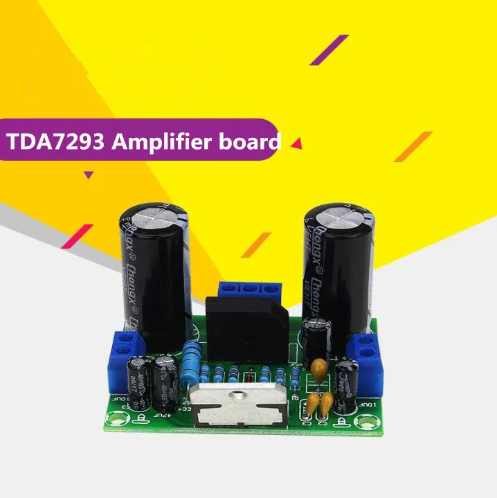 Tda7293 Плата усилителя мощности diy модуль высокой 100 Вт двойной 12 ~ 32 В температуры