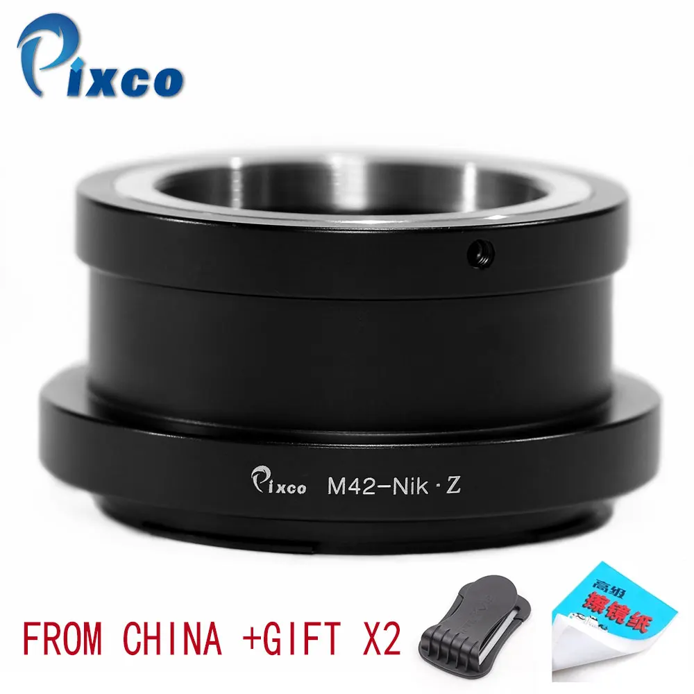 Адаптер объектива Pixco M42 For Nikon Z для подходит камеры переходное кольцо Z6 Z7 x2