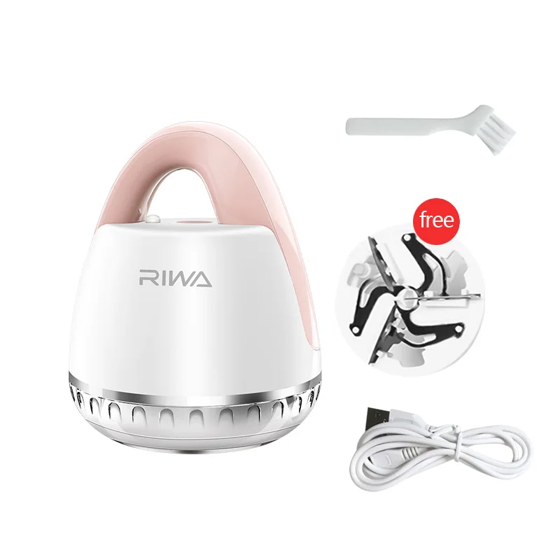 USB Charge RIWA складной ручной триммер для одежды свитер бритва удаления катушки шариков резак катышки удаления пуха машина для удаления гранул - Цвет: USB Charge