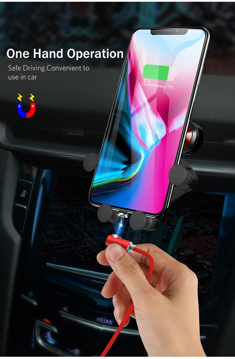 USLION Магнитный Micro USB кабель type-c Зарядка для iPhone samsung Магнитная Зарядка адаптер type C кабели для мобильных телефонов шнур