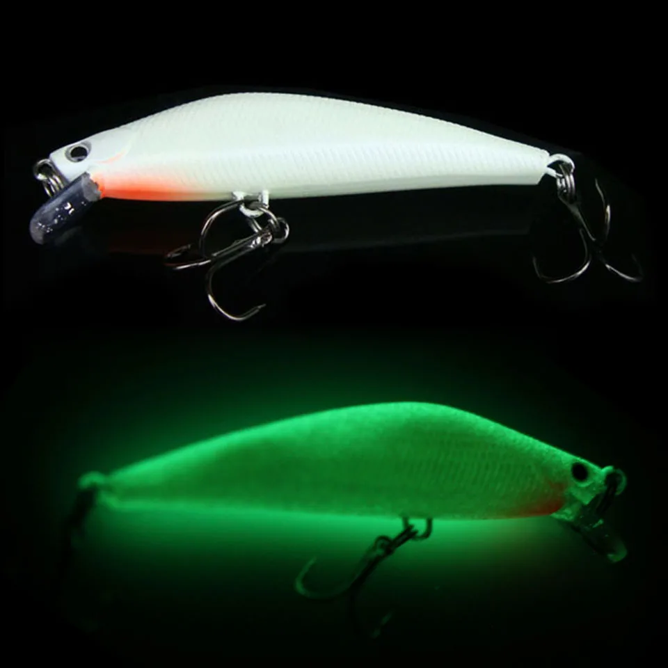 

Walk Fish 1PCS 82mm 8g 3D Fishing Minnow Lure Luminous Night Isca Artificial Hard Fishing Bait Minnow Fishing Lures Tackle