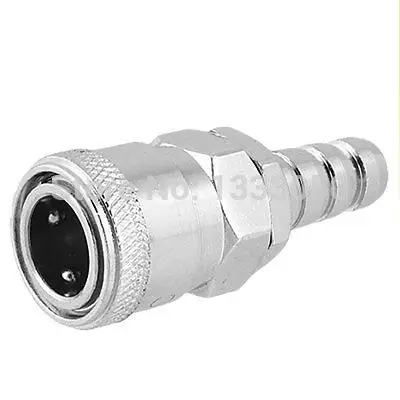 

1PC Pneumatic Air Tube Push in Quick Coupler Fittings Joint Silver Tone PH20/30/40 +SH20/30/40