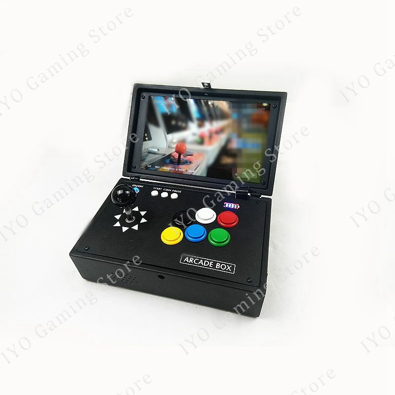Raspberry Pi 3B+ 10 дюймов lcd видео игры консоль включает в себя 14 K игры установлен Recalbox мини игровых автоматов