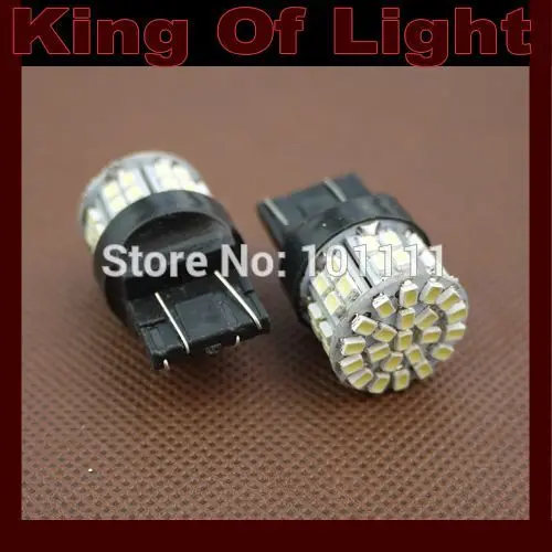 2x высококачественный светодиодный Стайлинг автомобиля T20 W21/5W 50smd 7443 50 S SMD 3020 1206