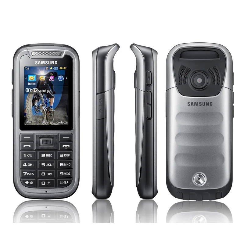 Разблокированный samsung C3350 2 дюймов экран GSM gps Bluetooth отремонтированный мини SIM