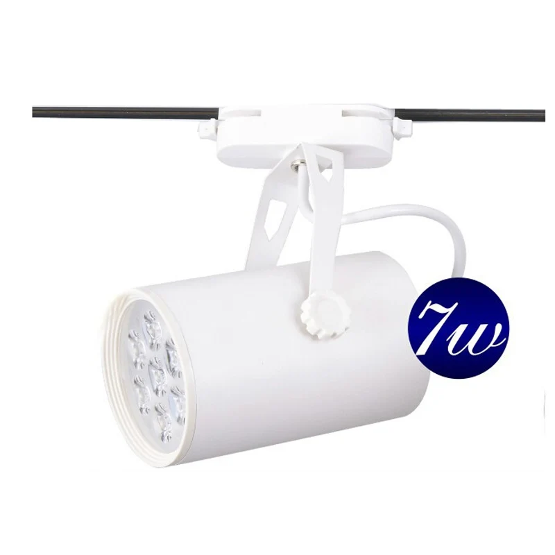 Jiawen 20 шт./лот 7 Вт LED Регулируемые светильники AC85-265V Алюминий белый и черный В виде