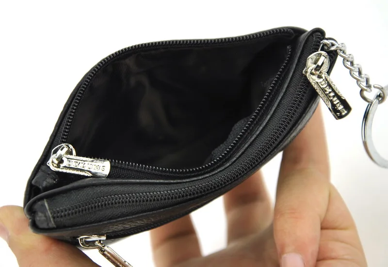 Мужской и Женский кошелек из натуральной кожи мини для монет мульти карман на