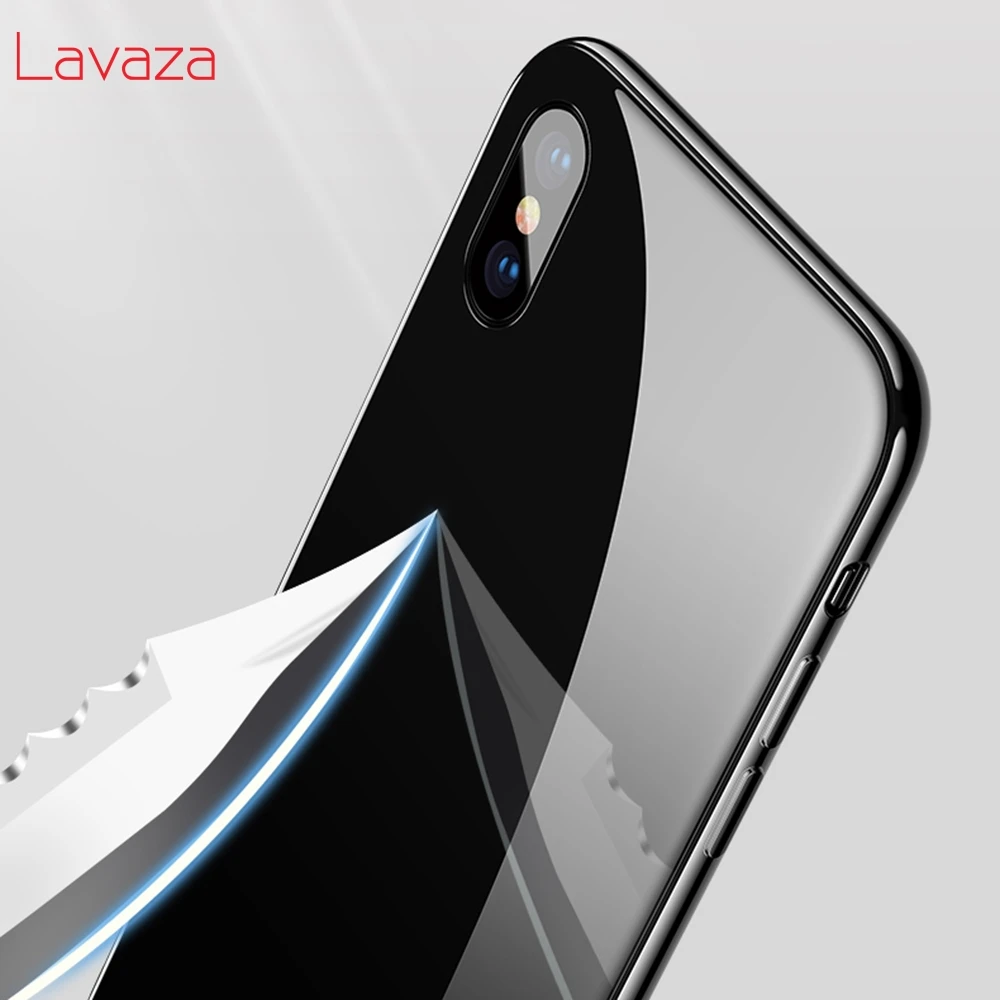 Lavaza гранит скраб камень закаленное стекло ТПУ чехол для iPhone 6 6S 7 8 Plus 5 5S SE XR X XS 11 Pro