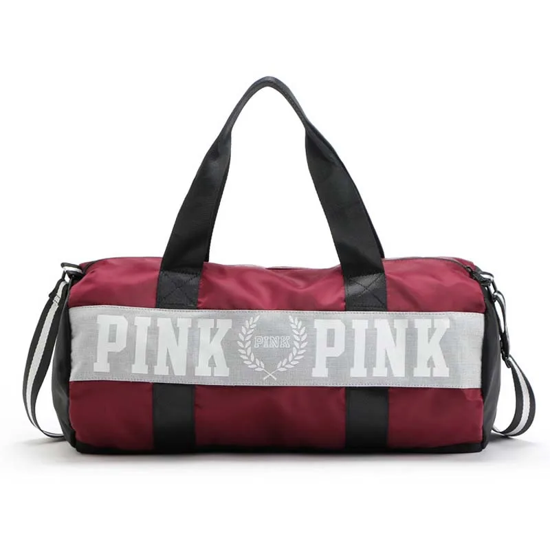 Travel Bag 15 Raisvern, расшитый блестками розовый спортивный костюм с буквенным принтом, Женский комплект из двух предметов, футболка, топы и штаны, комплект, костюмы, повседневный облегающий комплект из 2 предметов - Цвет: Travel Bag 15