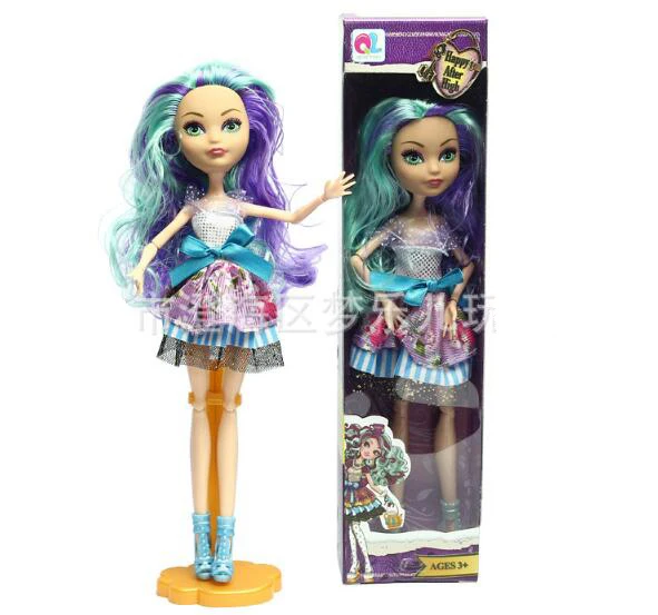 Куклы высокого качества 25 см, куклы Monster Ever After high, модные шарниры, аниме модель, игрушки для девочек, Подарочные игрушки и аксессуары для кукол - Цвет: with No 2 package