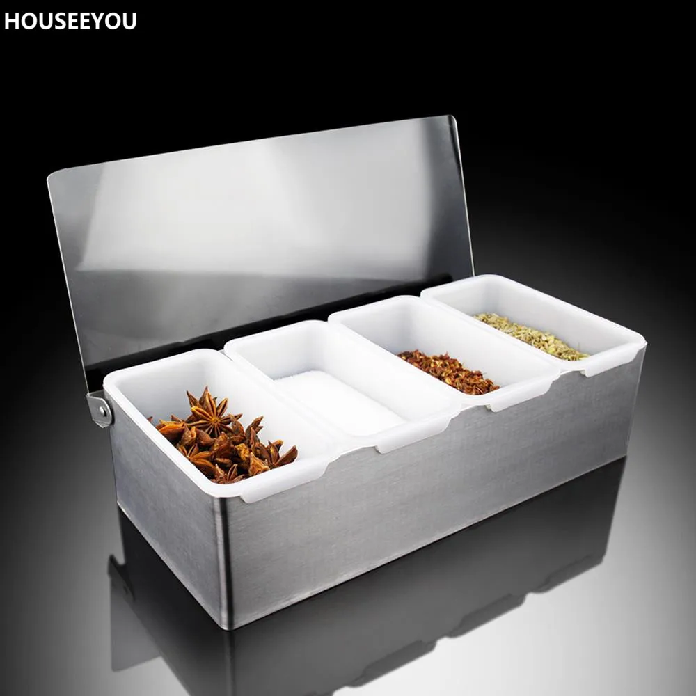 Большой набор для хранения соли перца приправ бутылки банок контейнер специй